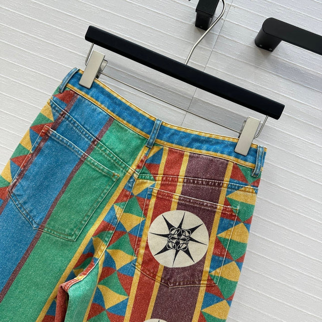Loewe Pants Multicolor Cotton