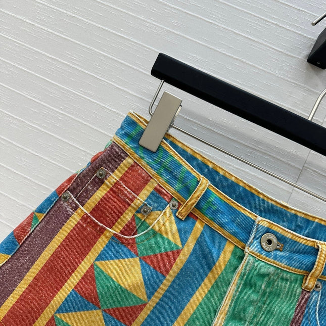 Loewe Short Multicolor Cotton