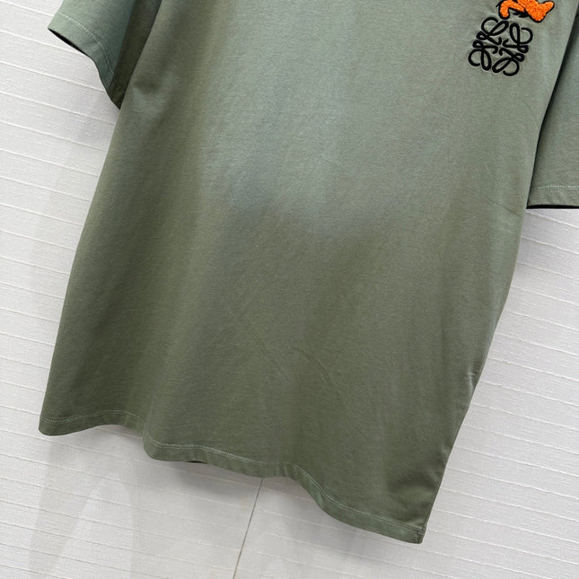 LOEWE SHORT-SLEEVE T-SHIRT IN MATCHA GREEN