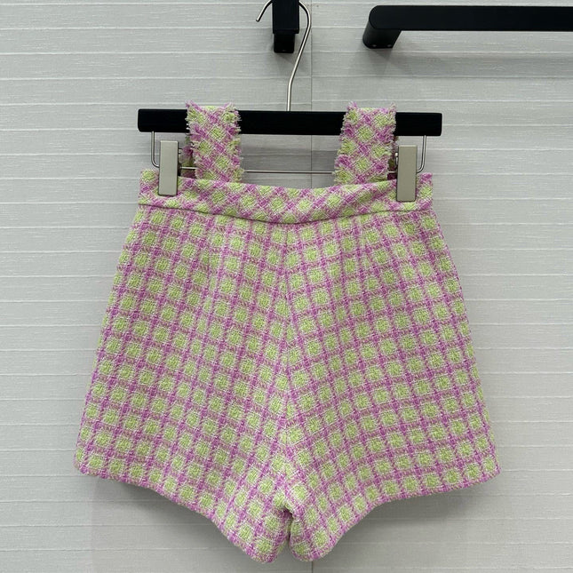 CC HIGH-WAISTED TWEED SHORTS 268288