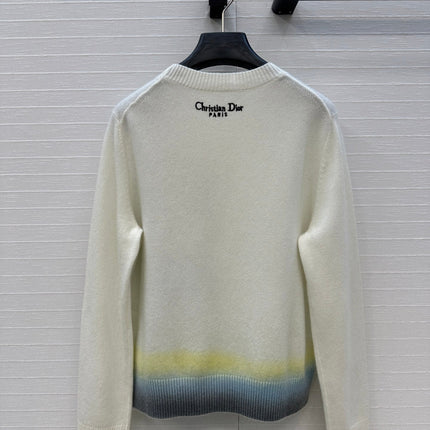 DIOR CASHMERE SWEATER WITH FLORAL EMBROIDERY 276200