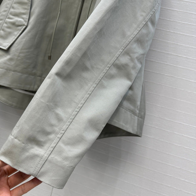 LOEWE HOODED JACKET WITH EMBROIDERED LOGO 276080