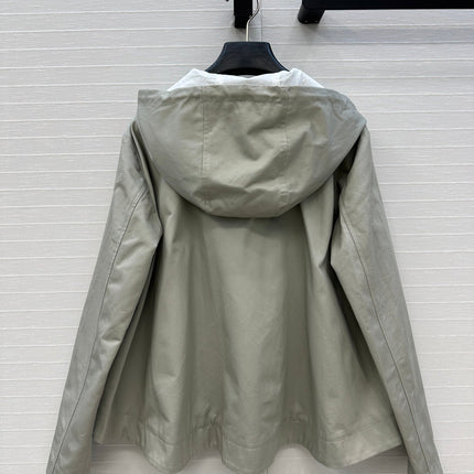 LOEWE HOODED JACKET WITH EMBROIDERED LOGO 276080