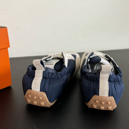 SKATEBOARD SHOES LIGHT GRAY MIX NAVY SUEDE