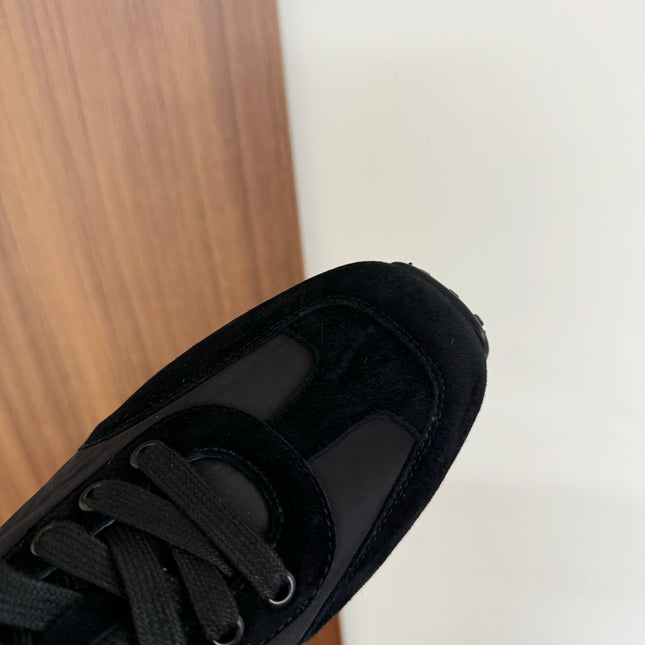 SKATEBOARD SHOES BLACK SUEDE