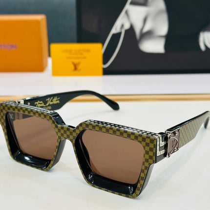 RECTANGLE SUNGLASSES 574802 IN ACETATE