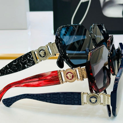 MEDUSA BIGGIE RECTANGULAR FRAME SUNGLASSES VE6755 IN ACETATE