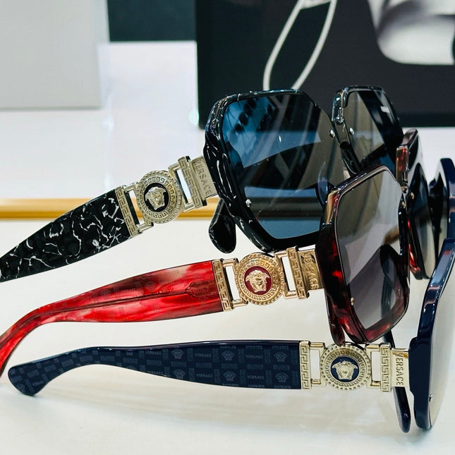 MEDUSA BIGGIE RECTANGULAR FRAME SUNGLASSES VE6755 IN ACETATE