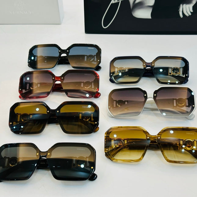 MEDUSA BIGGIE RECTANGULAR FRAME SUNGLASSES VE6755 IN ACETATE