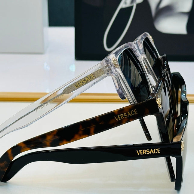 SIGNATURE SQUARED FRAME SUNGLASSES VE4526 IN ACETATE