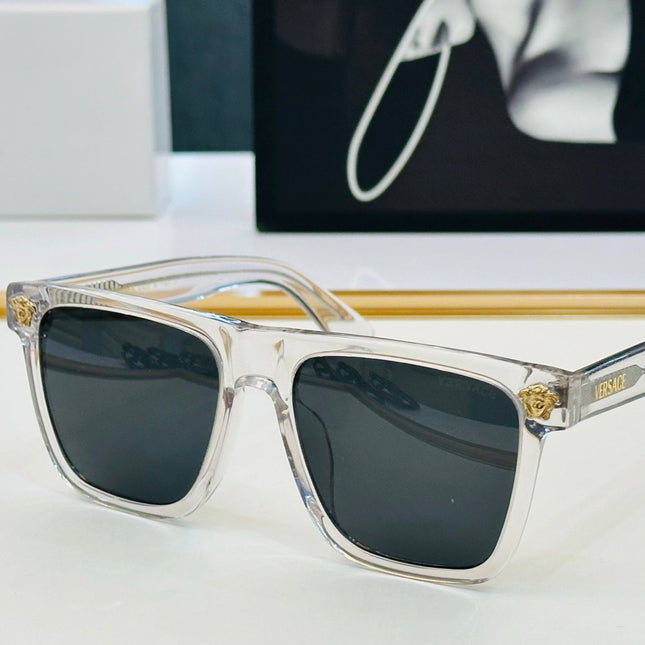 SIGNATURE SQUARED FRAME SUNGLASSES VE4526 IN ACETATE