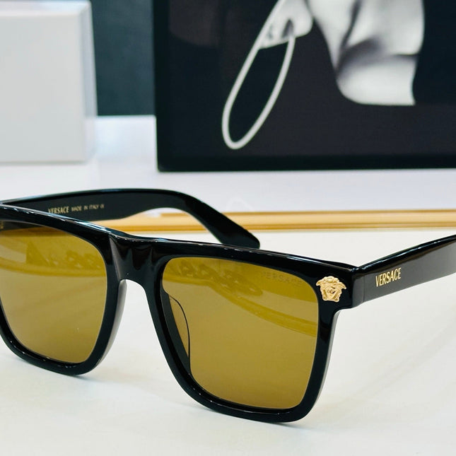 SIGNATURE SQUARED FRAME SUNGLASSES VE4526 IN ACETATE