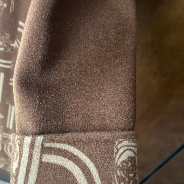 HERMES 25S REVERSIBLE LONG HOODED COAT 048