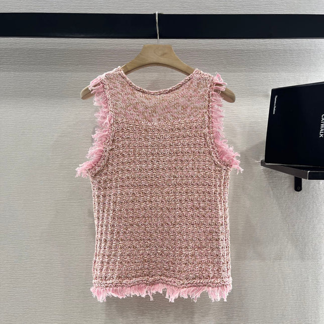 ROUND NECK VEST 25S IN COTTON 265659