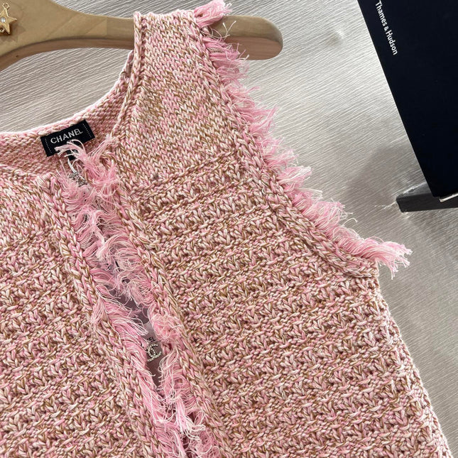 ROUND NECK VEST 25S IN COTTON 265659