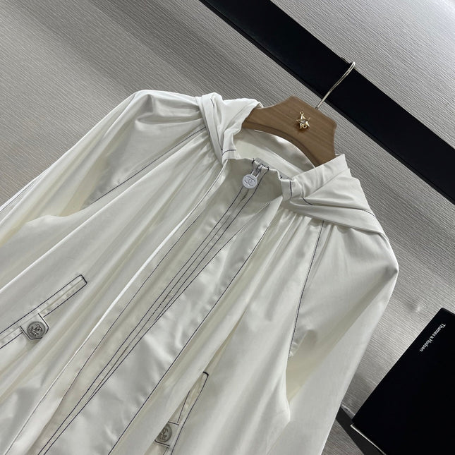 CHANEL 25S HOODED JACKET IN COTTON 264977