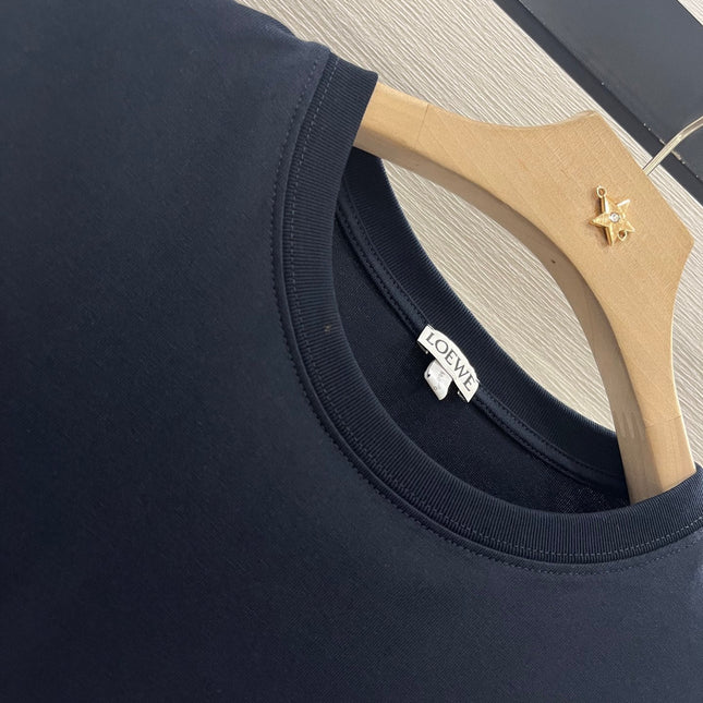 LOEWE T-SHIRT WITH FLORAL EMBROIDERY 274666