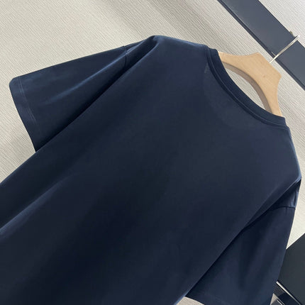 LOEWE T-SHIRT WITH FLORAL EMBROIDERY 274666