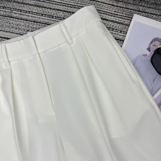 LOEWE STRAIGHT-LEG PANTS WITH EMBROIDERED LOGO 274391