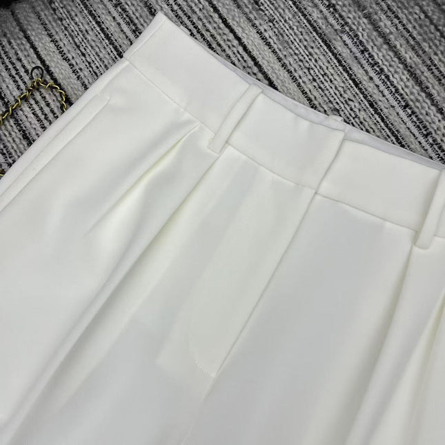 LOEWE STRAIGHT-LEG PANTS WITH EMBROIDERED LOGO 274391