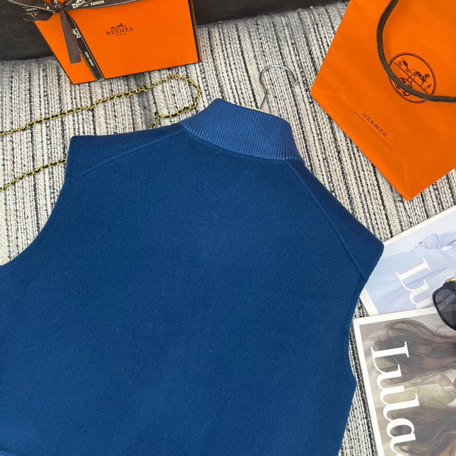 HERMES 25S SLEEVELESS JACKET 305