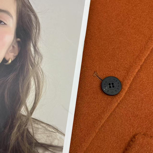 HERMES 25S REVERSIBLE SHORT-SLEEVE KNIT JACKET 297