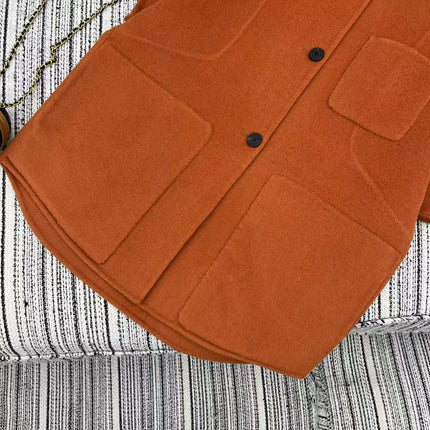 HERMES 25S REVERSIBLE SHORT-SLEEVE KNIT JACKET 297