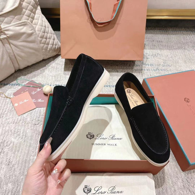 LP LOAFERS 25S IN BLACK SUEDE