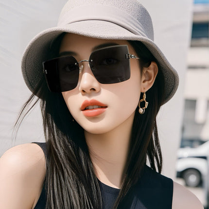 SQUARE SUNGLASS L9612 IN METAL
