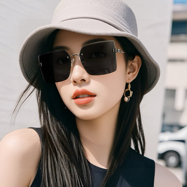 SQUARE SUNGLASS L9612 IN METAL