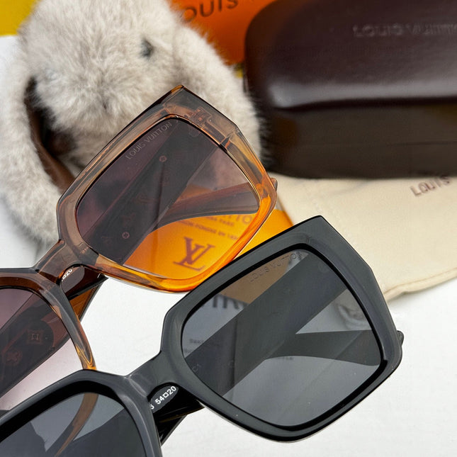 SQUARE SUNGLASS L6133 IN ACETATE FRAME EMBOSSED LOGO