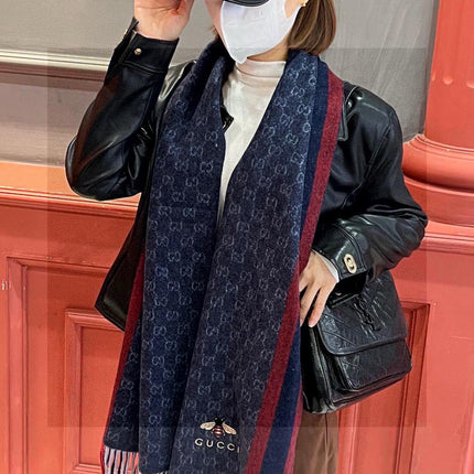 CHANEL 25S SCARF 190 IN CASHMERE 718528