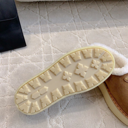 PRA MULES SHEARLING LINING IN TAN SUEDE