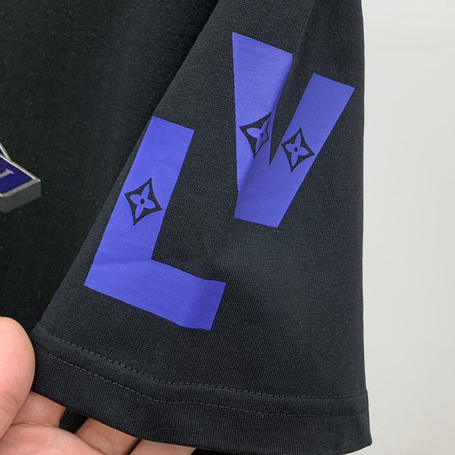 LV BLACK PURE COTTON T-SHIRT 238883