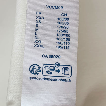 LV T-SHIRT IN WHITE COTTON STYLIZED LOGO 238872