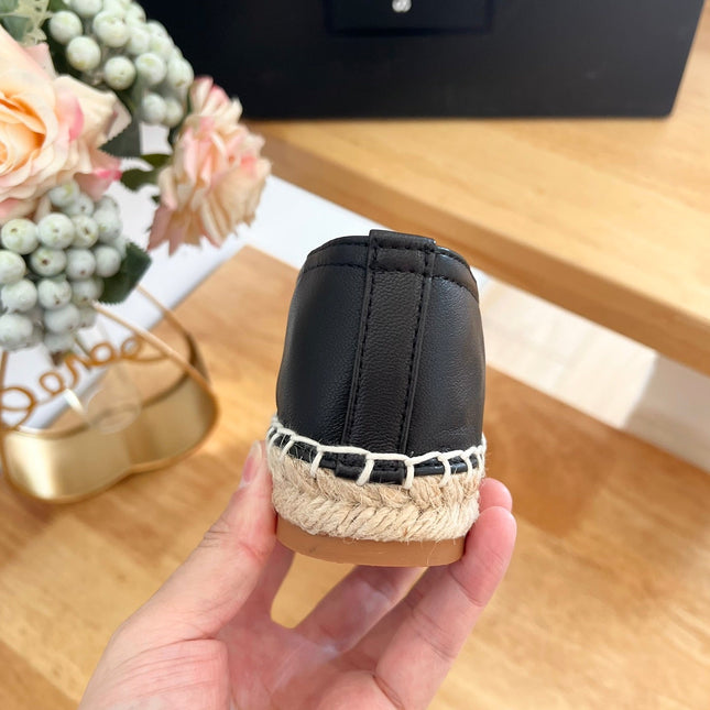 SL YVES EMBOSSED LOGO SLIP ON BLACK CALFSKIN