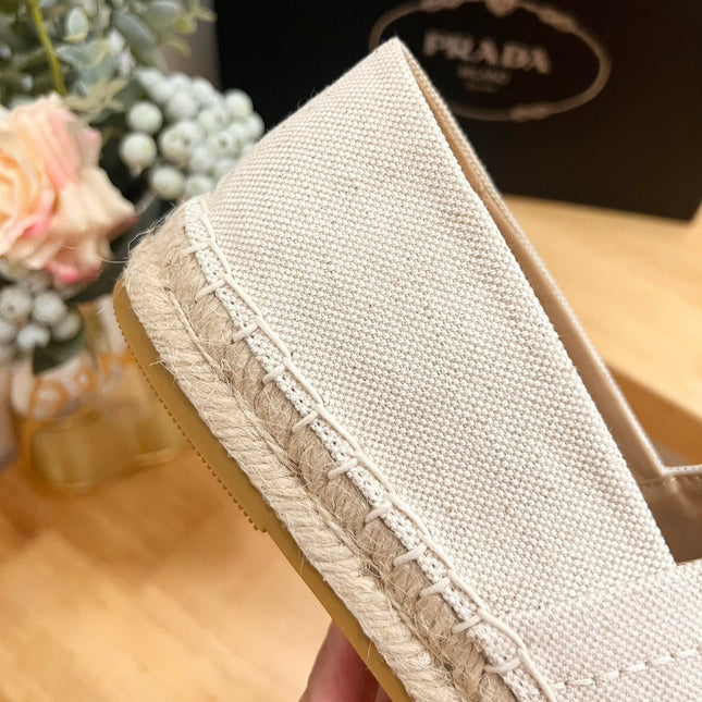 pra espadrilles beige canvas