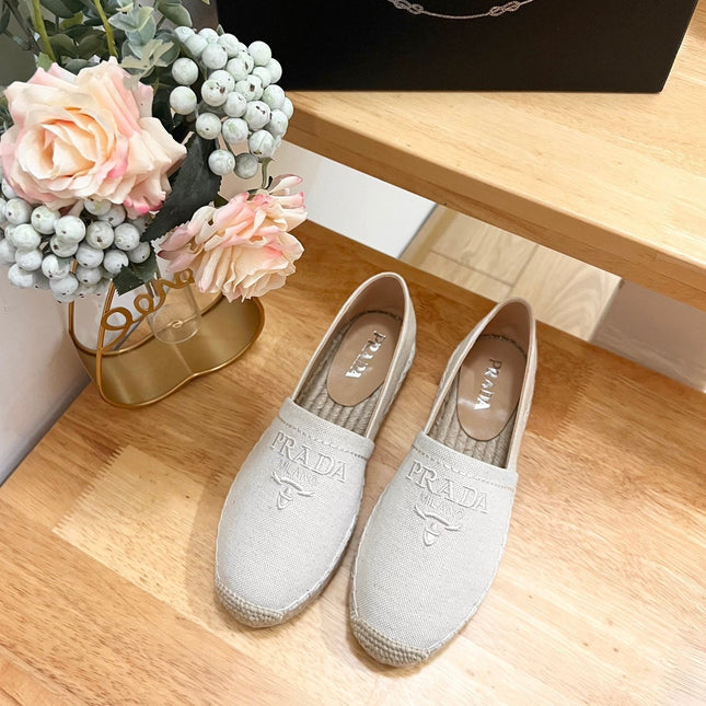 pra espadrilles beige canvas