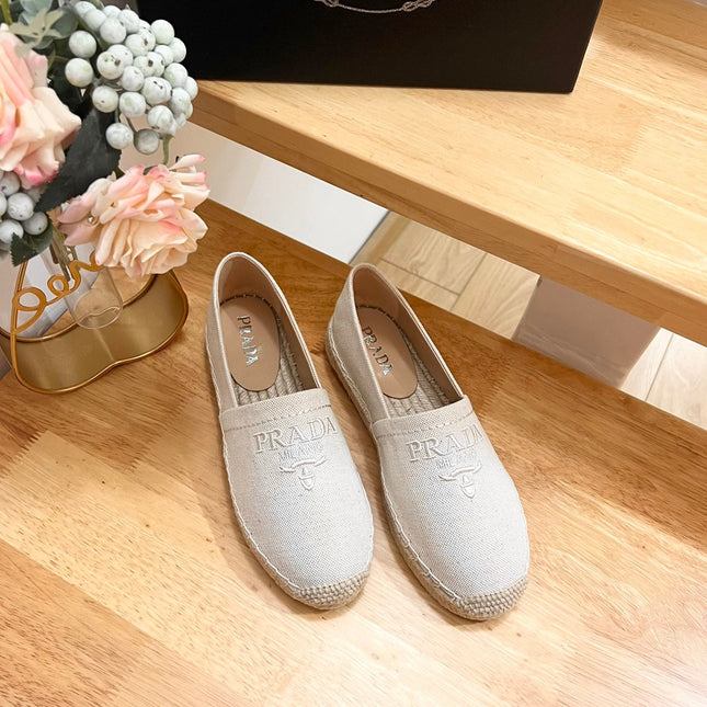 pra espadrilles beige canvas