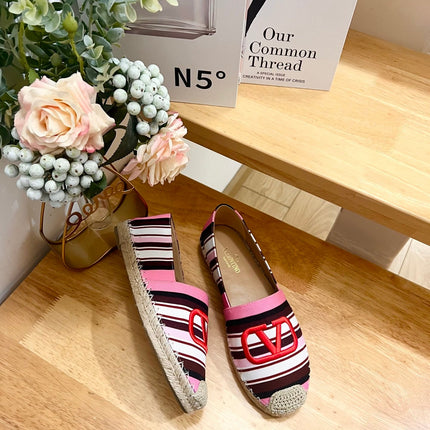 FLAT ESPADRILLE IN COLORFUL CANVAS 2 CM