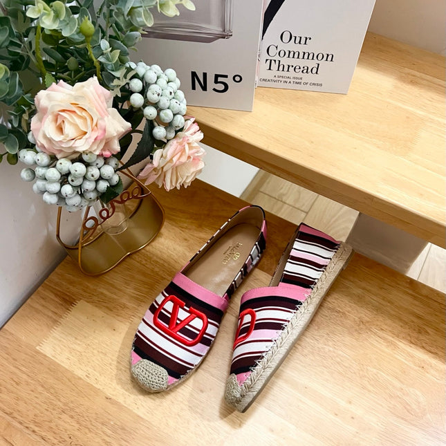 FLAT ESPADRILLE IN COLORFUL CANVAS 2 CM