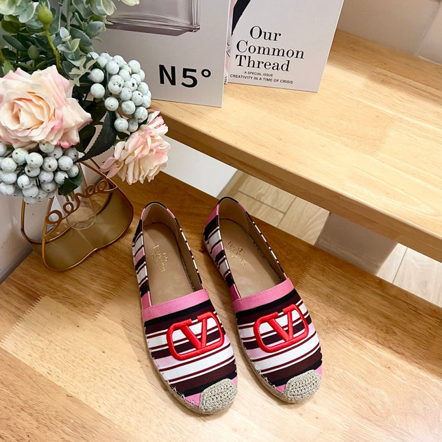 FLAT ESPADRILLE IN COLORFUL CANVAS 2 CM