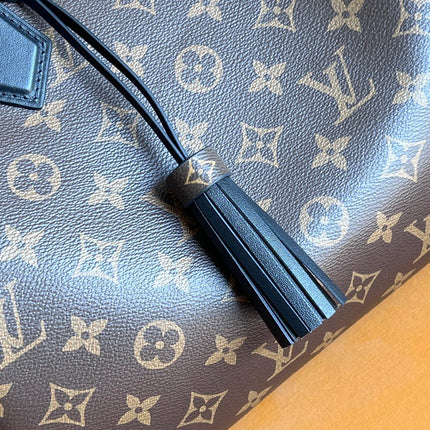 LV 25S SPEEDY SOFT 30 IN BROWN MONOGRAM CANVAS AND CALFSKIN SILVER HARDWARE