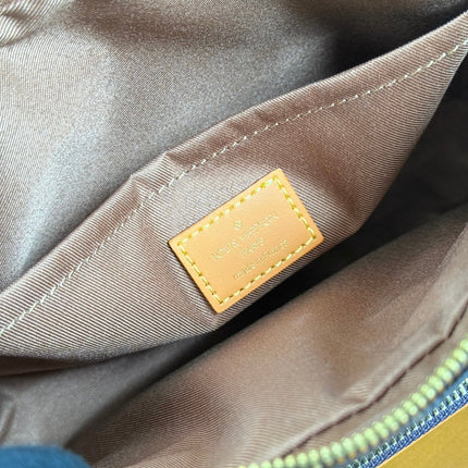 LV 25S TROCADERO MEDIUM MESSENGER BAG 25 IN BROWN MONOGRAM CANVAS GOLD HARDWARE