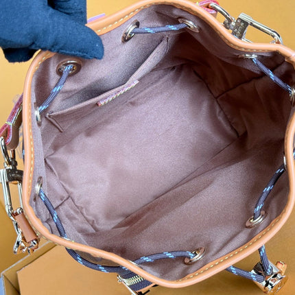 LV 25S NOÉ CARGO 24 IN BROWN MONOGRAM CANVAS GOLD HARDWARE