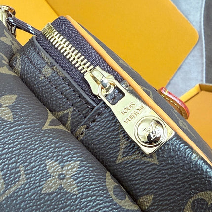 LV 25S NOÉ CARGO 24 IN BROWN MONOGRAM CANVAS GOLD HARDWARE