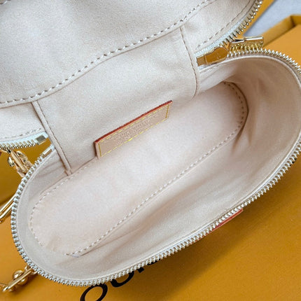 LV 25S VANITY POUCH 19 IN MULTICOLOR MONOGRAM CANVAS GOLD HARDWARE