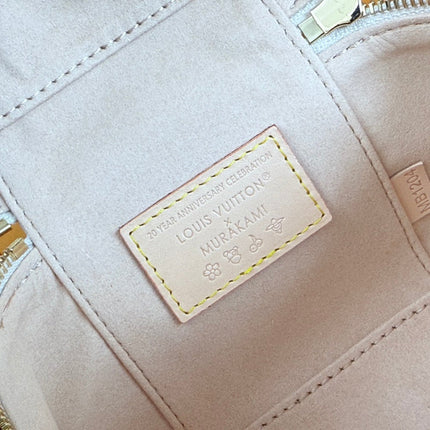 LV 25S VANITY POUCH 19 IN MULTICOLOR MONOGRAM CANVAS GOLD HARDWARE