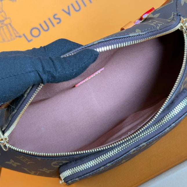 RUSH BUMBAG 30 IN BROWN MONOGRAM DUST CANVAS