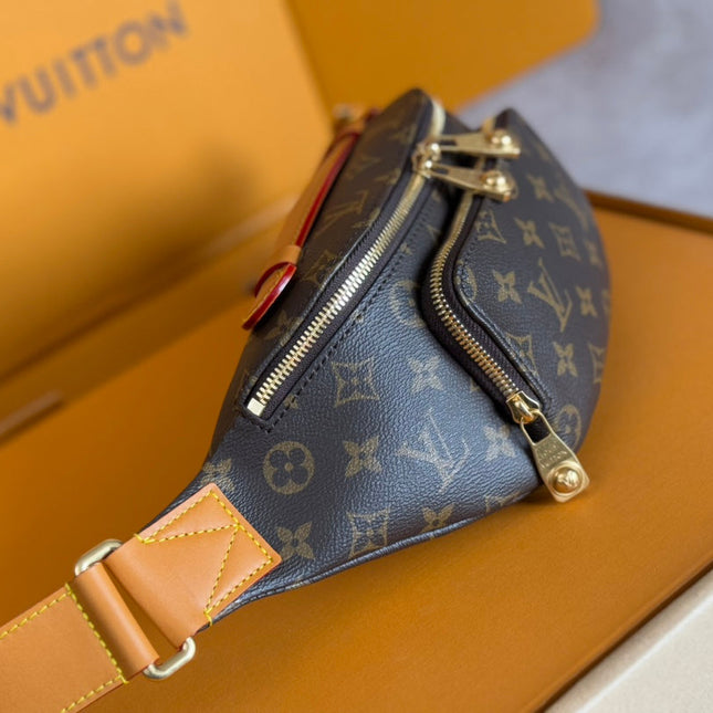 RUSH BUMBAG 30 IN BROWN MONOGRAM DUST CANVAS